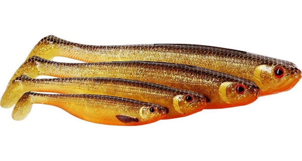 WESTIN - Gumová nástraha ShadTeez Slim Gold Rush 7,5 cm 3 g 4 ks
