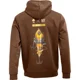 WESTIN - Mikina Swimlure Hoodie Dark Brown veľ. S