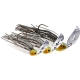WESTIN - Nástraha Bladebit V2 Tungsten Bladed Jig Sinking 7 g Brown Chartreuse