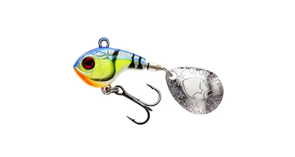 WESTIN - Nástraha Dropbite Spin Tail Jig 3,2 cm 12 g Chartreuse Blue Claw
