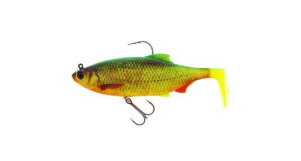 WESTIN - Nástraha Ricky Roach Shadtail R2F Sinking 14 cm 57 g Firetiger Rudd 1 ks