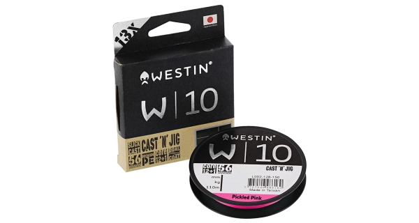 WESTIN - Pletená šnúra W10 Cast 'N' Jig 13 Braid Pickled Pink 0,08 mm 6 kg 110 m