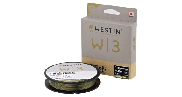 WESTIN - Pletená šnúra W3 8-Braid Deadbait Jungle Jive 0,285 mm 19,4 kg 300 m