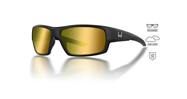 WESTIN - Polarizačné Okuliare W6 Sport 10 Matte Black LB Yellow AR Blue