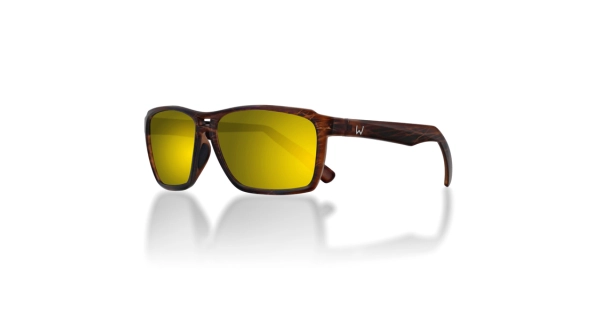 WESTIN - Polarizačné okuliare W6 Street 150 Matte Brown Stripe LB Brown LM Yellow AR Green