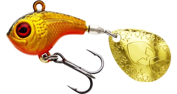 WESTIN - Rotačka DropBite Spin Tail Jig Gold Rush 2,6 cm 8 g
