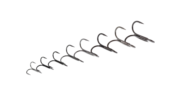 WESTIN - Trojháčik Treble Hook Black Nickel veľ. 6 8 ks