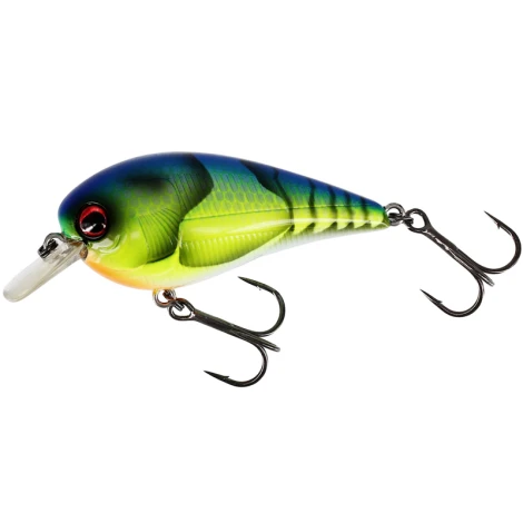 WESTIN - Wobler BassBite 1,5 Squarebill Floating 6 cm 13 g Chartreuse Blue Craw