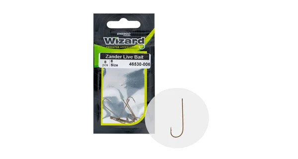 WIZARD - Háčik Zander Live Bait Light veľ. 1/0