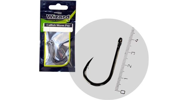 WIZARD - Háčiky Catfish Worm Pro Brazed veľ. 5/0 3 ks