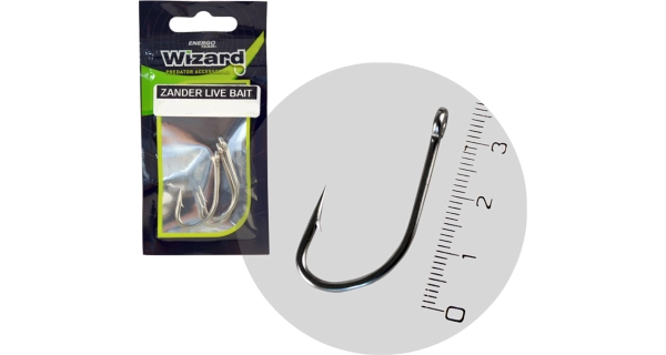 WIZARD - Háčiky Zander Live Bait veľ. 4/0 3 ks