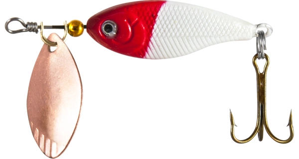 WIZARD - Nástraha Chub Spinner 8 g biela/červená