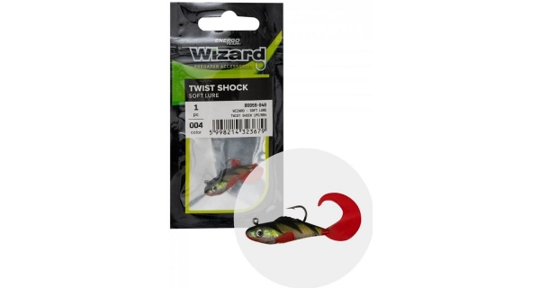 WIZARD - Nástraha Twist Shock 4,5 cm farba 004