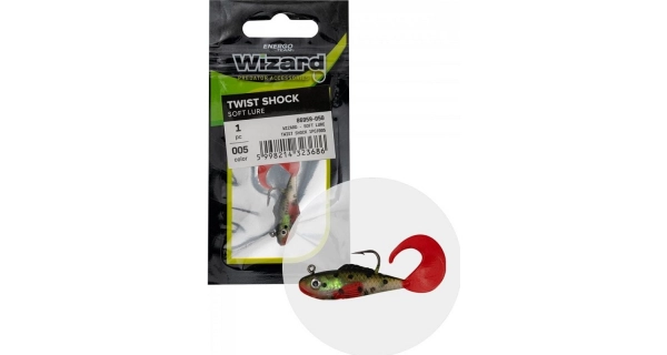 WIZARD - Nástraha Twist Shock 4,5 cm farba 005