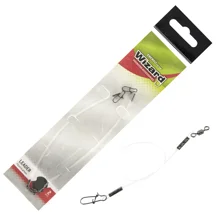 WIZARD - Náväzec Fluorocarbon 15 cm 15 kg 2 ks