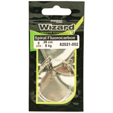 WIZARD - Náväzec Spiral Fluorocarbon Leader 25 cm 9 kg 2 ks