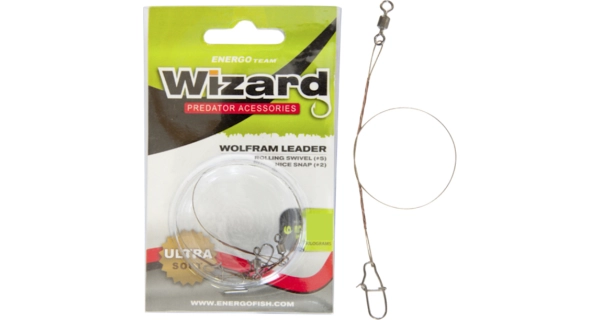 WIZARD - Náväzec Ultra Soft Volfrám 22,5 cm 9 kg 2 ks