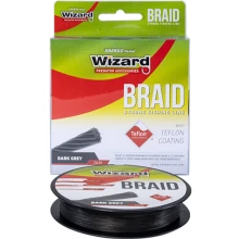 WIZARD - Pletená šnúra Braid Sivá 0,25 mm 135 m 19,25 kg