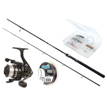 WIZARD - Prívlačový set Prút Active Spin Light 2,1 m + Navijak Black Evo