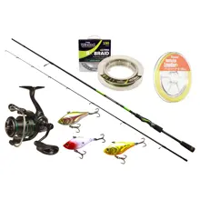 WIZARD - Prívlačový set Prút Perch Blade UL 2,1 m 0,5-3 g + Navijak Predator Spin 2000