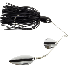 WIZARD - Rotačná trblietka Spinnerbait 10 g Čierna