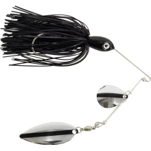 WIZARD - Rotačná trblietka Spinnerbait 7 g Čierna
