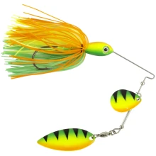 WIZARD - Rotačná trblietka Spinnerbait 7 g Zelená