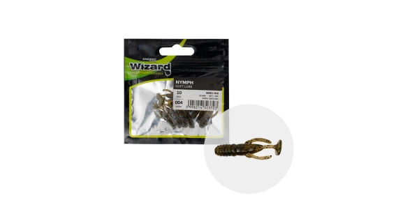 WIZARD - Umelá nástraha Nymph Hnedá 3 cm 10 ks