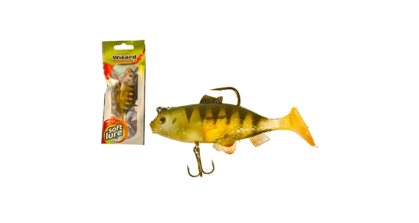 WIZARD - Umelá nástraha Swimbait Big Perch Holo Pink 10 cm