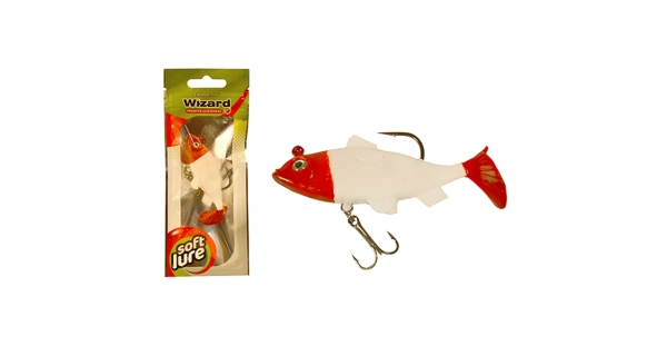 WIZARD - Umelá nástraha Swimbait Big Perch Red Head 7,6 cm