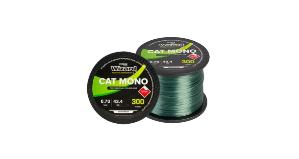 WIZARD - Vlasec Cat Mono 300 m 0,9 mm 56,4 kg