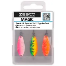 ZEBCO - Plandavka Target Fish Trout UL Spoon Set 2,2 g 3 ks