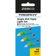 ZEBCO - Roľnička Trophy Single Bell Triple Light Set 3 ks 16 mm