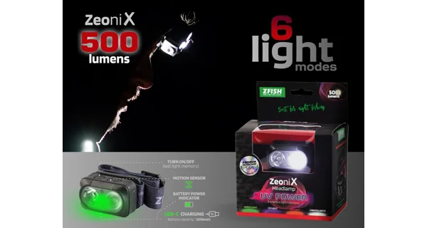 ZFISH - Čelovka Zeonix UV