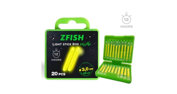 ZFISH - Chemické svetlo 3 x 25 mm Box 20 ks