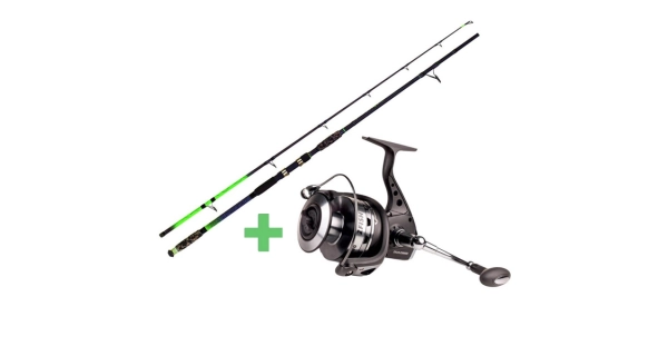 ZFISH - Combo Prút Catfish Fighter 2,85 m 100-300 g + Navijak Zeus ZX 8000