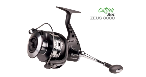 ZFISH - Combo Prút Catfish Fighter 2,85 m 100-300 g + Navijak Zeus ZX 8000