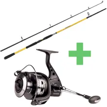 ZFISH - Combo prút Kodiak 2,4 m 100-250 g + Navijak Zeus ZX 8000