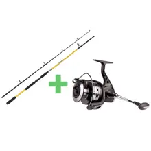 ZFISH - Combo Prút Kodiak 2,4 m 100-250 g + Navijak Zeus ZX8000