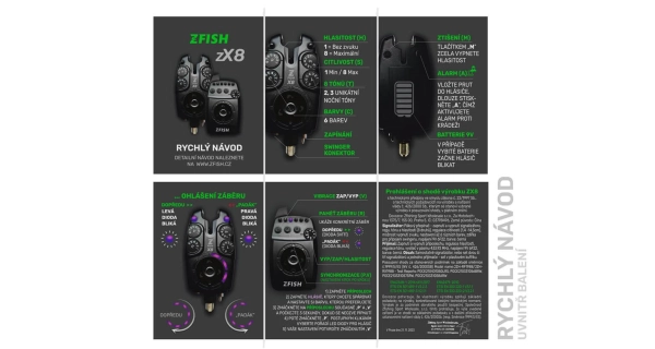 ZFISH - Hlásič Bite Alarm Zx8