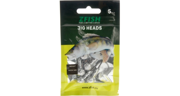 ZFISH - Jigová hlavička veľ. 1 2 g 5 ks