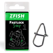 ZFISH - Karabínka Fastlock Snap veľ. 1 10 ks