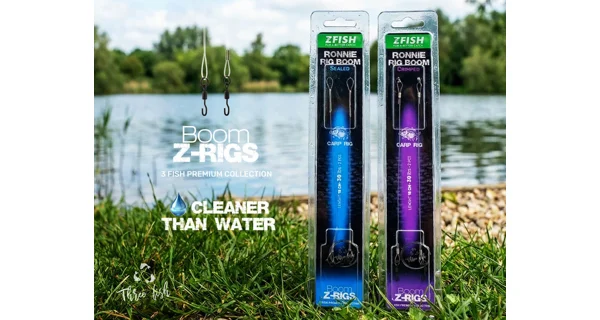 ZFISH - Krimpovaný náväzec Ronnie Rig Boom 13,6 kg 18 cm 2 ks