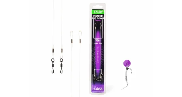 ZFISH - Krimpovaný náväzec Ronnie Rig Boom 13,6 kg 18 cm 2 ks