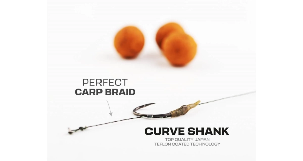 ZFISH - Náväzec Curve Shank Carp Rig veľ. 4 2 ks