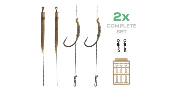 ZFISH - Náväzec Curve Shank Carp Rig veľ. 6 2 ks