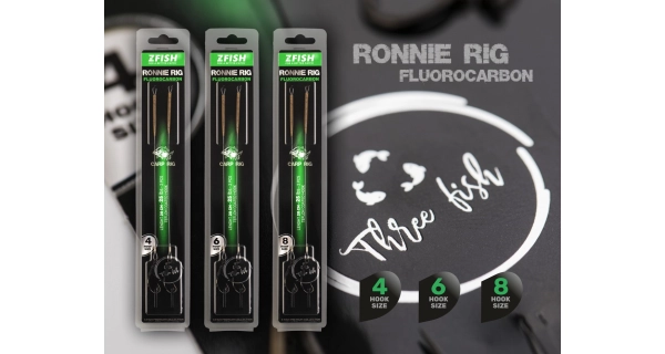 ZFISH - Náväzec Fluorocarbon Ronnie Rig veľ. 4 2 ks