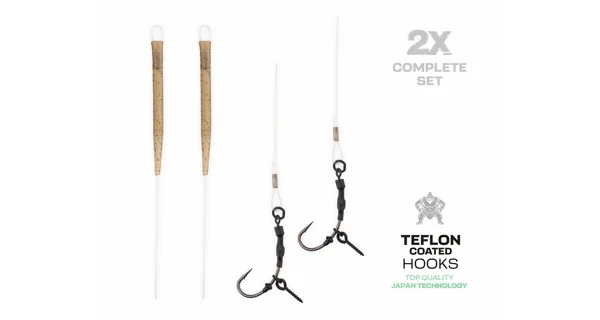 ZFISH - Náväzec Fluorocarbon Ronnie Rig veľ. 6 2 ks