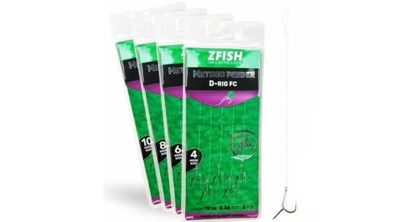 ZFISH - Náväzec Method Feeder D-RIG veľ. 8 5 ks