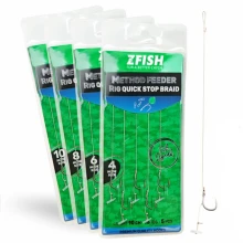 ZFISH - Náväzec Method Feeder Rig Quick Stop Braid veľ. 10 5 ks
